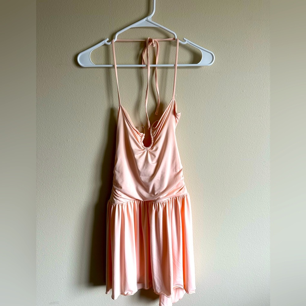 Oh Polly | pink halter dress